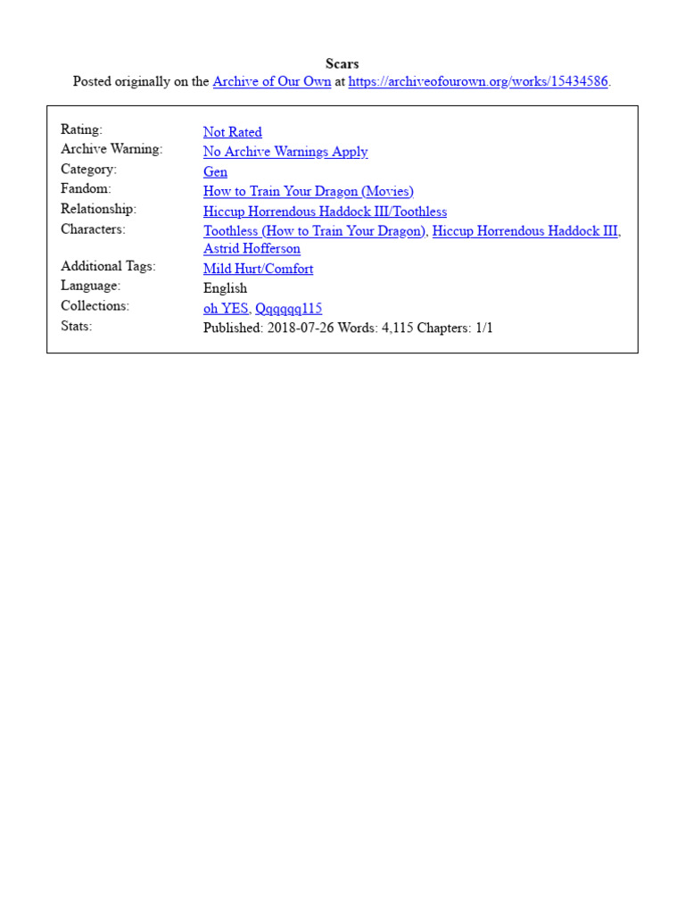 Scars | PDF