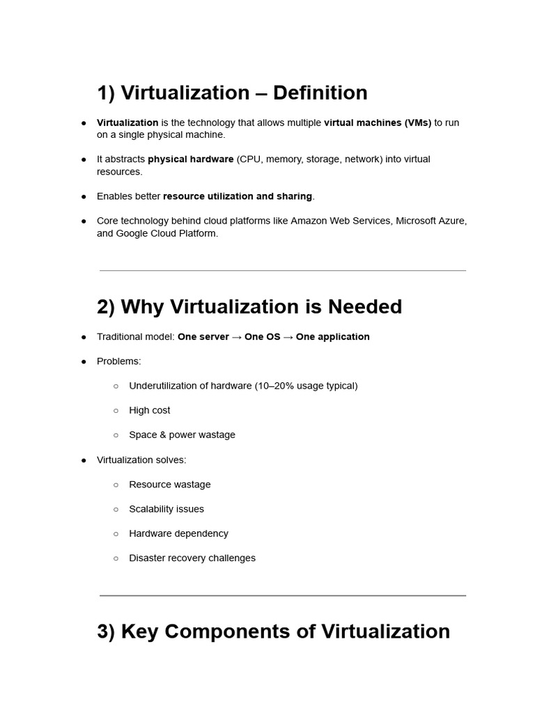 Virtual Ization | PDF | Virtualization | Virtual Machine