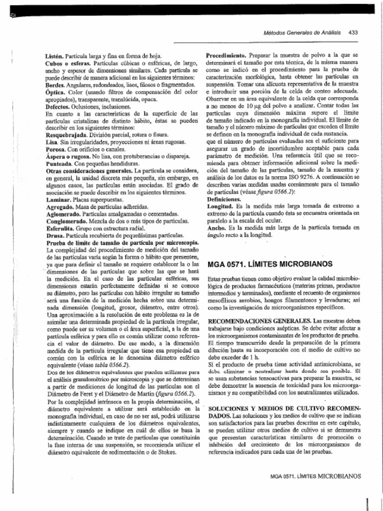 Mga 0571 Limites Microbianos | PDF