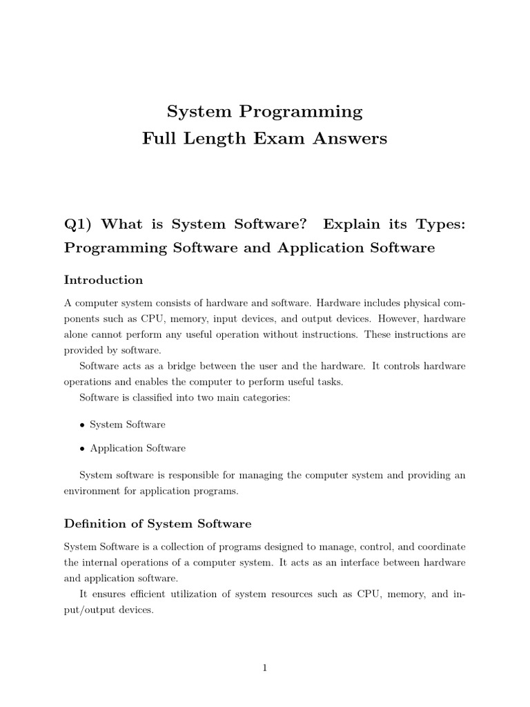 SPCC | PDF | Assembly Language | Programming