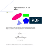 Polígono Convexo Soma Dos Angulos Internos