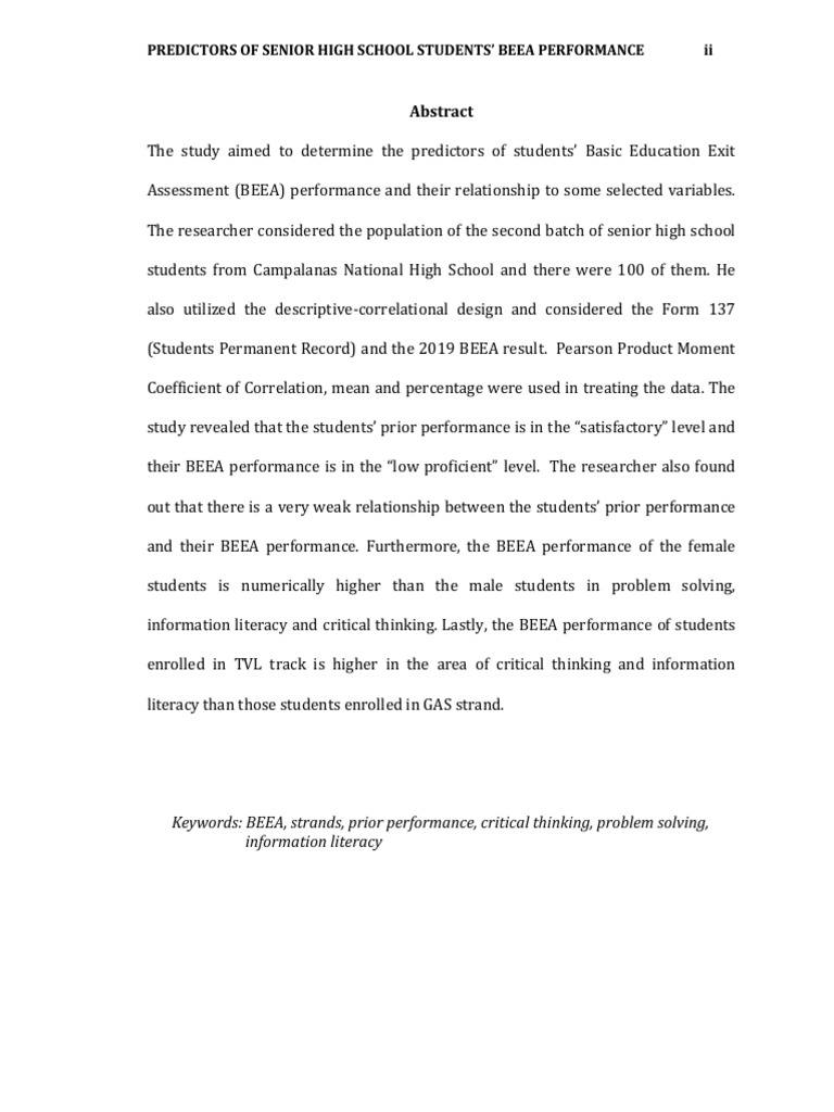 Sample Research Paper 1 | PDF | Algebra | Teaching Mathematics