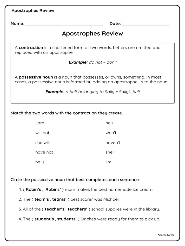 Apostrophe Review | PDF