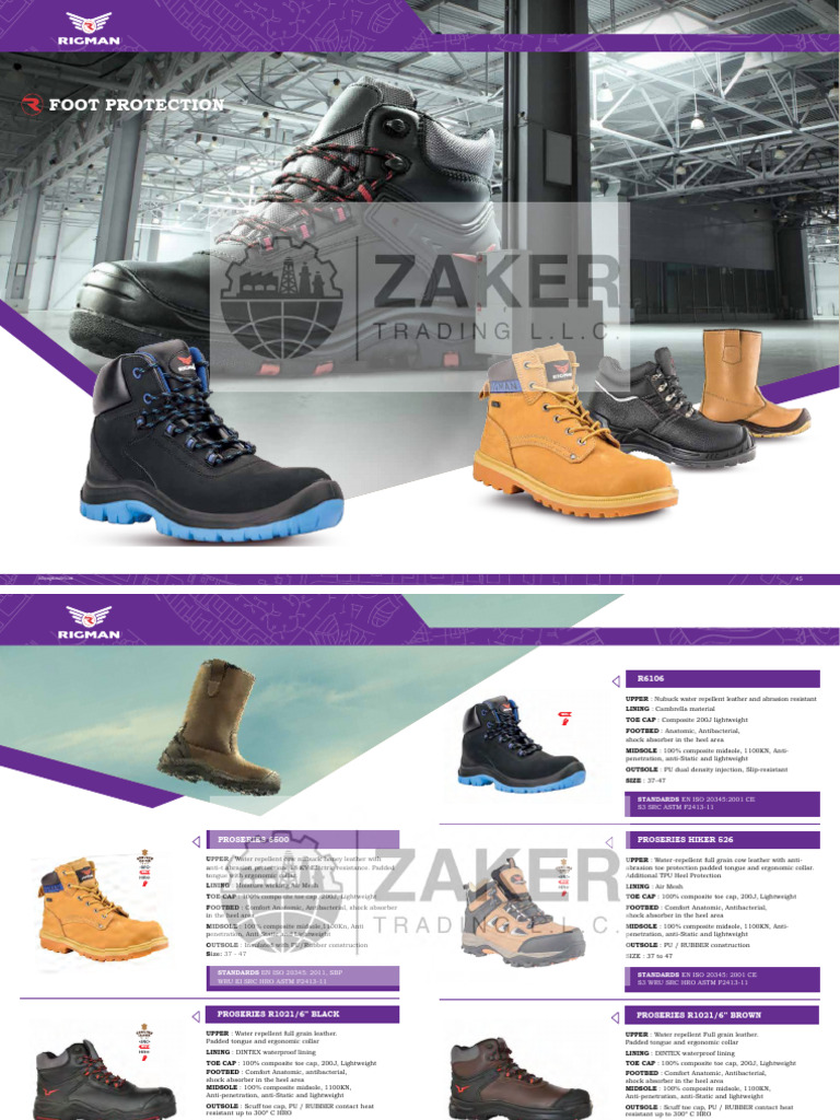 Rigman Zaker V1 | PDF | Shoe | Boot