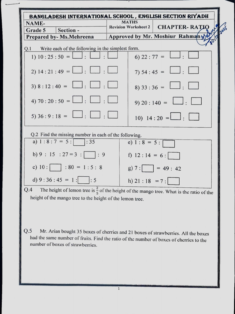 2 Worksheet | PDF