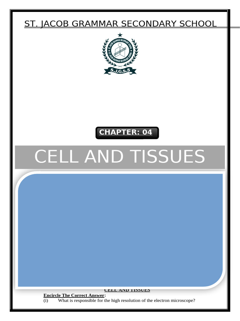 Biology Chap 4 | PDF | Cell (Biology) | Cell Nucleus