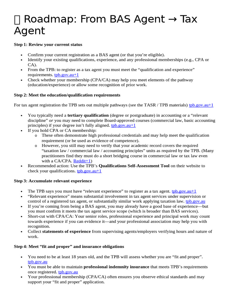 From BAS Agent Tax Agent | PDF | Academic Degree | Accounting