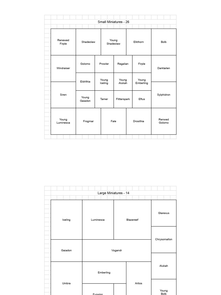 Dragon Eclipse Miniature Layout | PDF