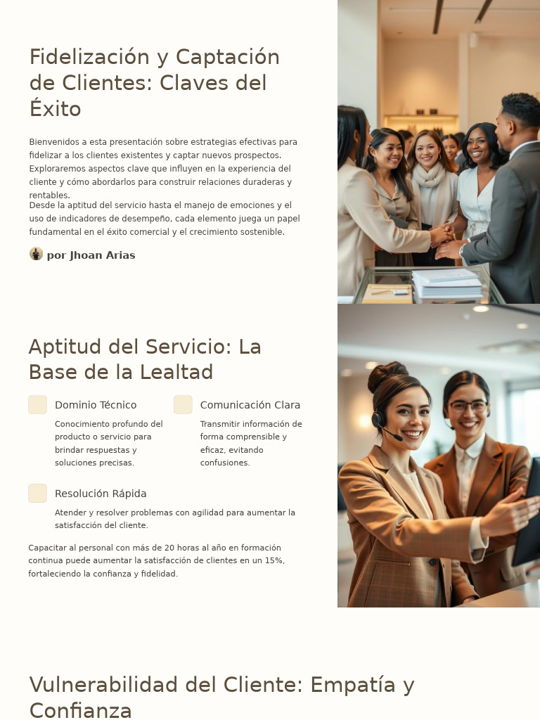 Fidelizacion y Captacion de Clientes Claves Del Exito | PDF | La ...