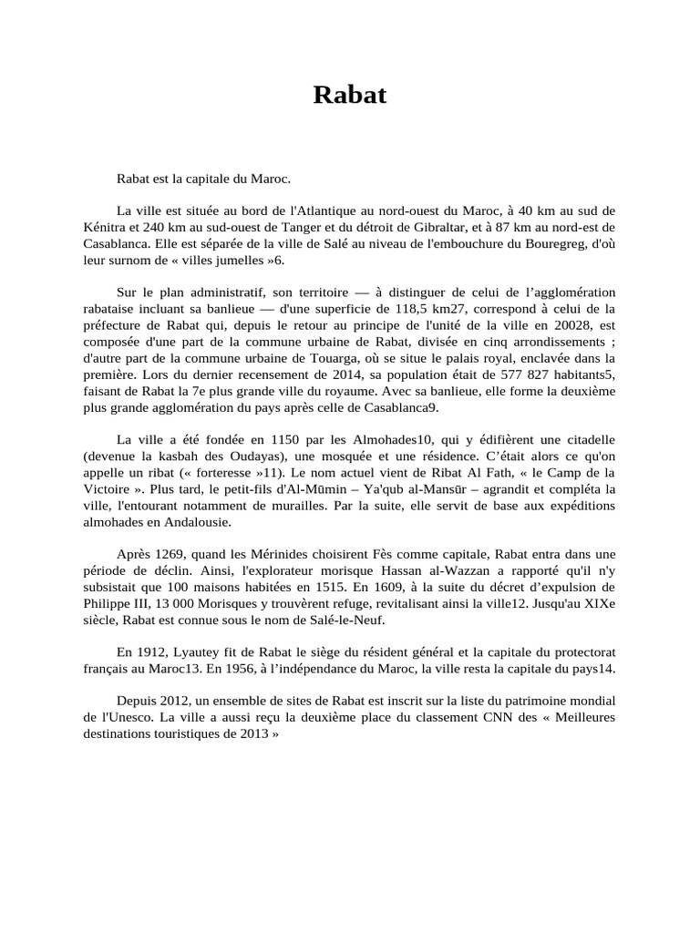 Rabat | PDF