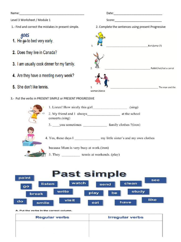 Module 1 Worksheet LEVEL 3 | PDF