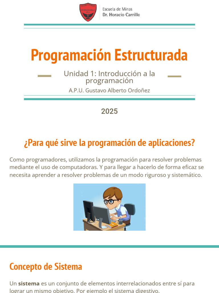 PE2025 Introducción Y Conceptos Basicos | PDF | Algoritmos | Lenguaje ...