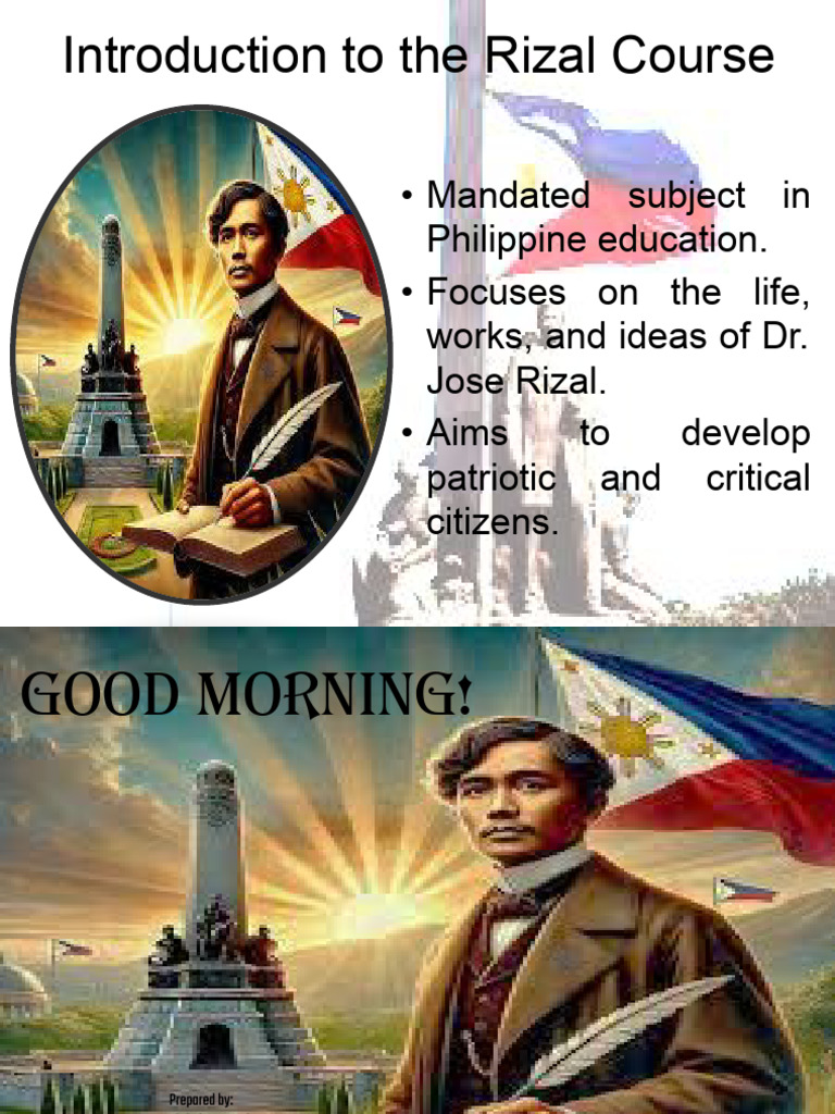 Rizal (Introduction).Pptx 075403 | PDF