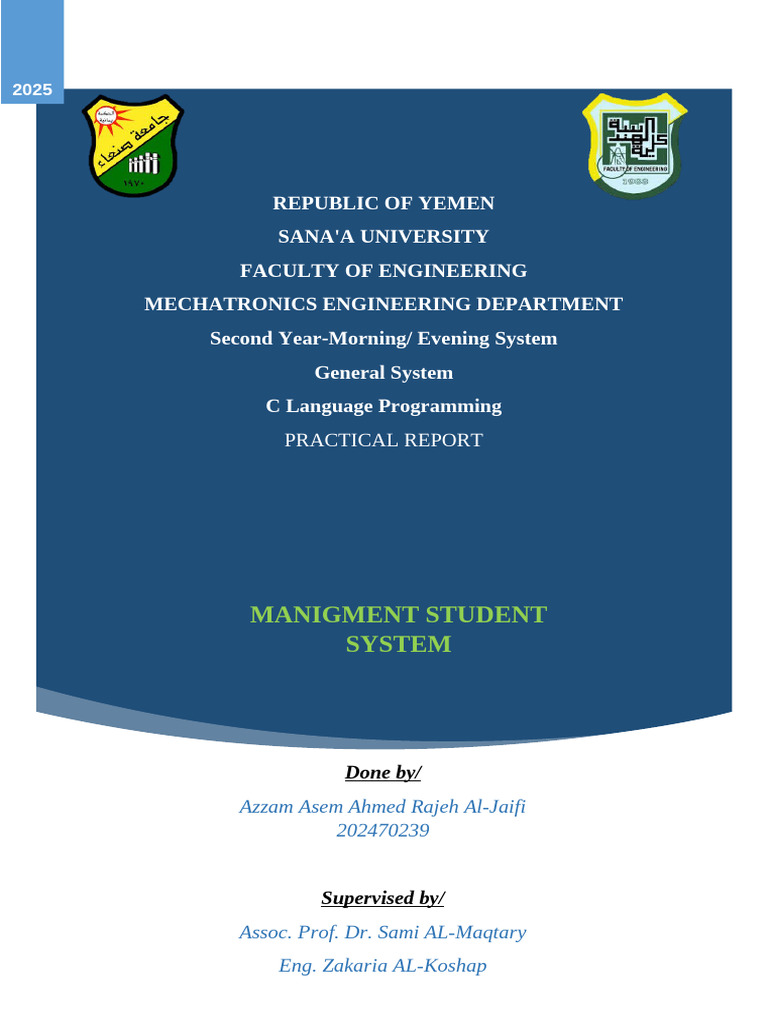 Manigment Student System | PDF | Computer Program | Programming