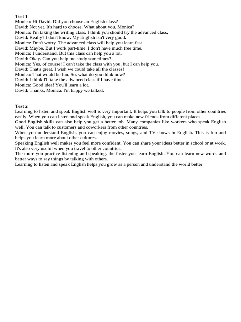 Listening Script Unit 5 | PDF