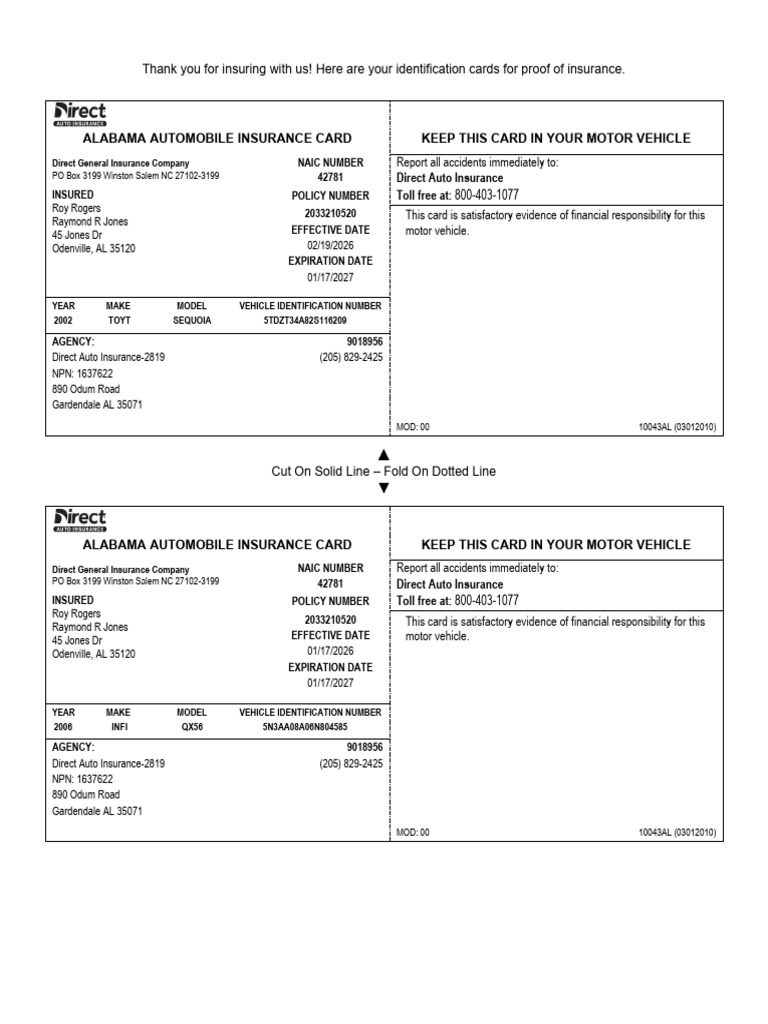 id-card-66410936-6-all (1) | PDF | Motor Vehicle | Property Insurance