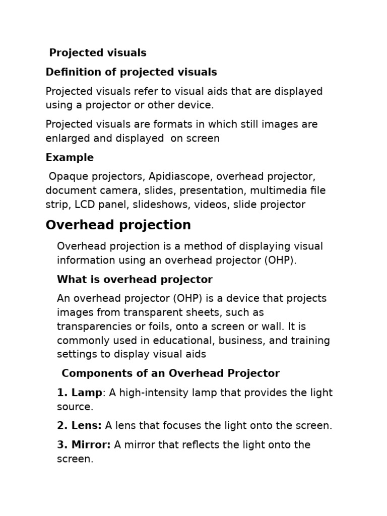 Chapter 5 Projected Visuals | PDF | Multimedia | Computing