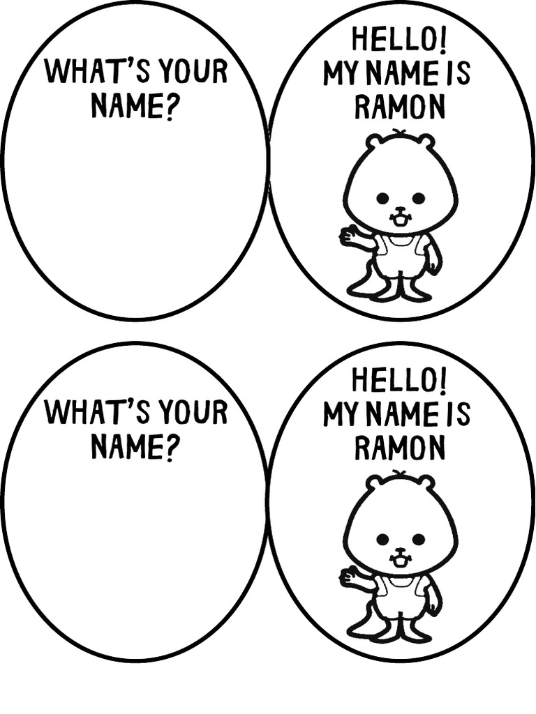 Hello Ramon Worksheet | PDF