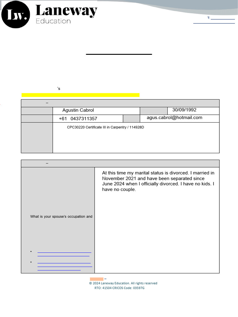 GS Form | PDF | Carpentry