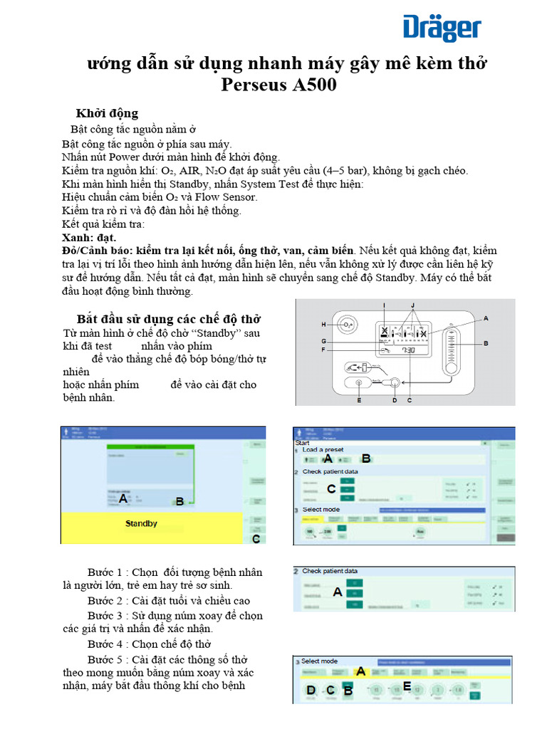 HDSD Nhanh - Perseus A500 | PDF