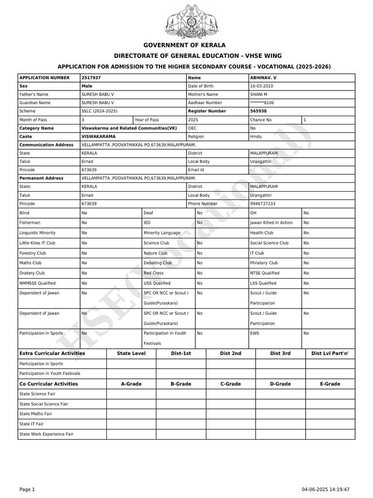 Application Details | PDF