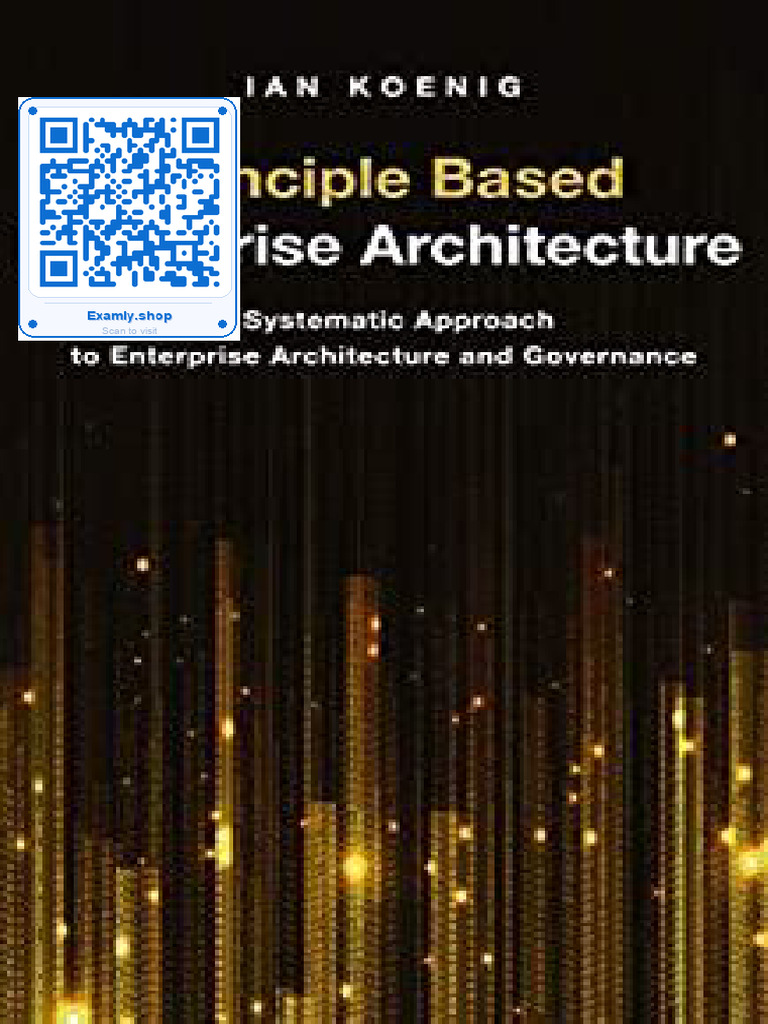 Principle Based Enterprise Architecture Systematic Approach To ...