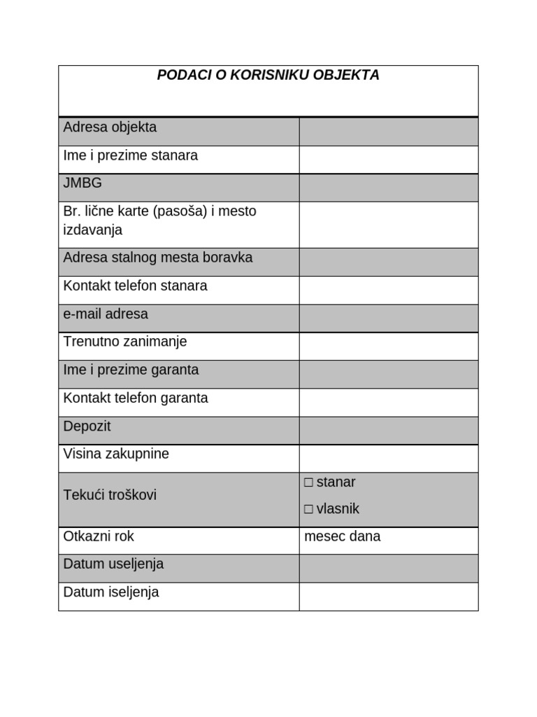 Formular | PDF