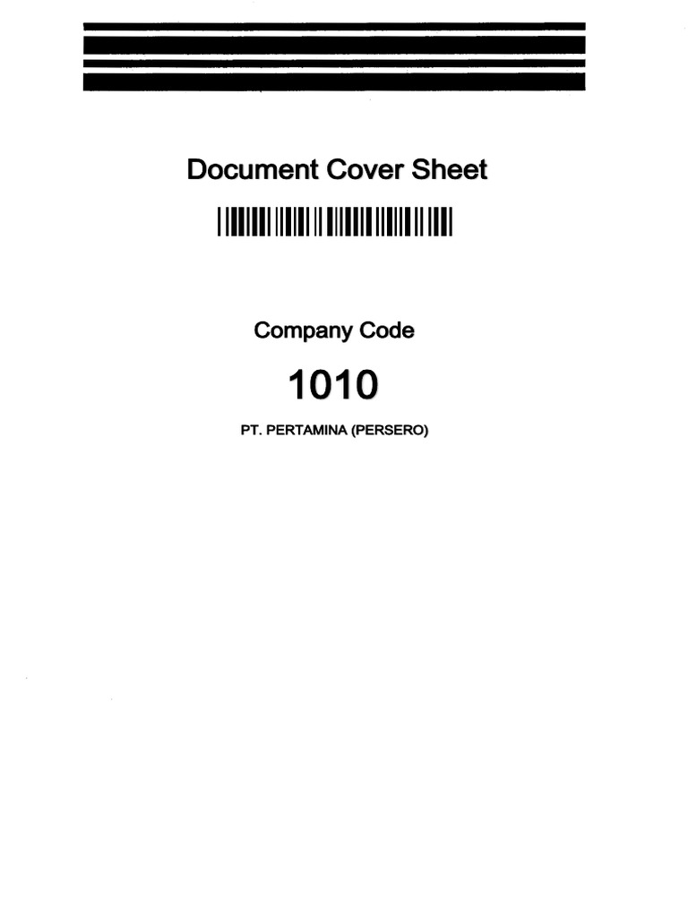 Cover Sheet | PDF