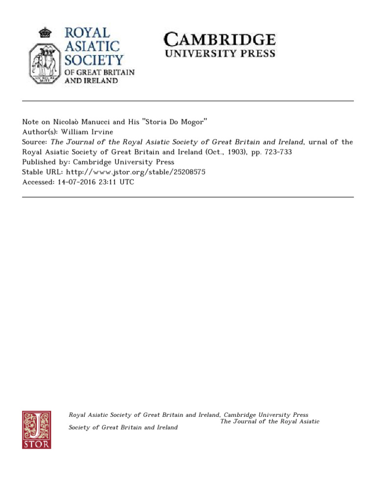 Nicolao Manucci | PDF