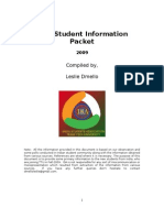 New Student Information Packet: Compiled By, Leslie Dmello