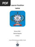 Download Laporan Penelitian Laptop by Rahmat Nugraha SN100780638 doc pdf