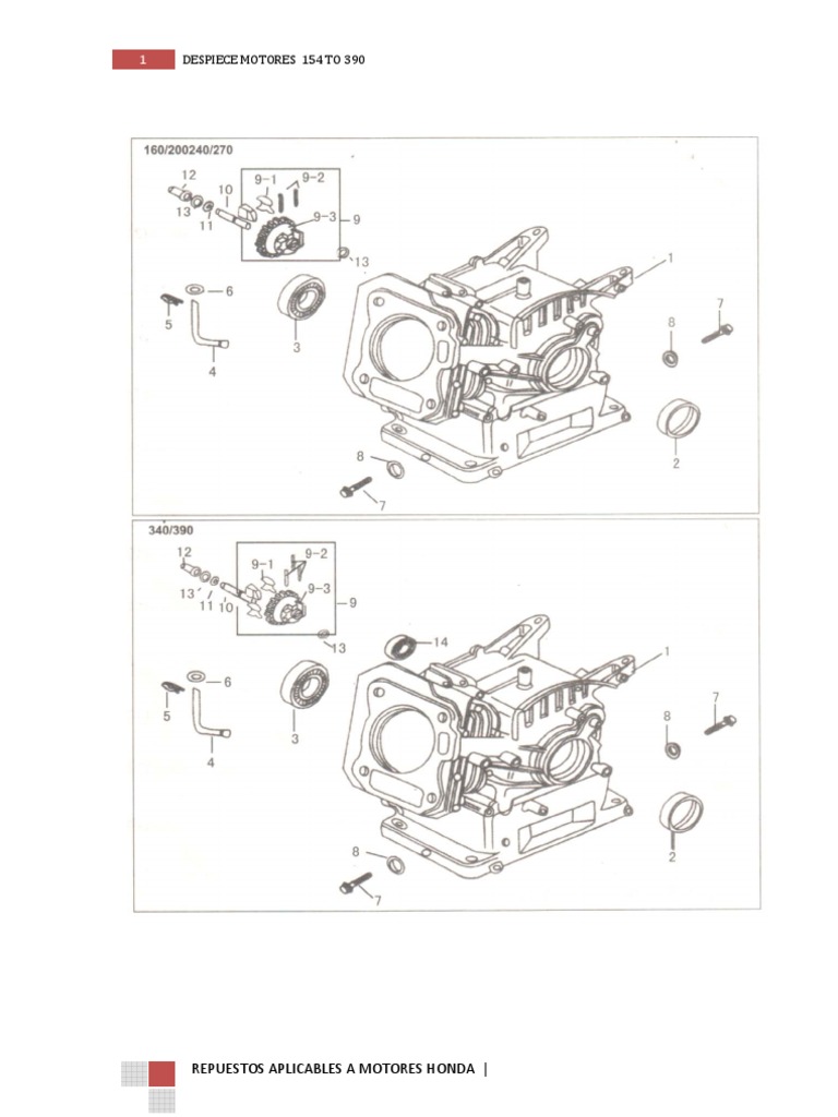 Manual De Piez As Honda GX 160 | PDF