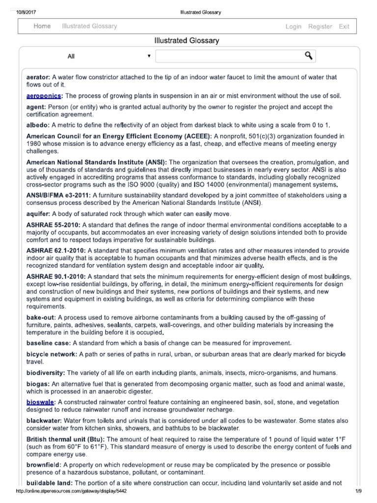 LEED Glossary | PDF
