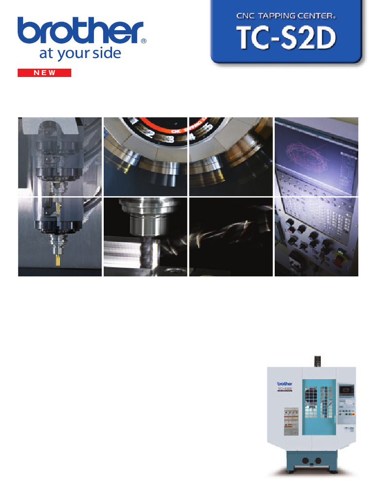 Brother TC S2D Brochure | PDF | Machining | Energy Conservation