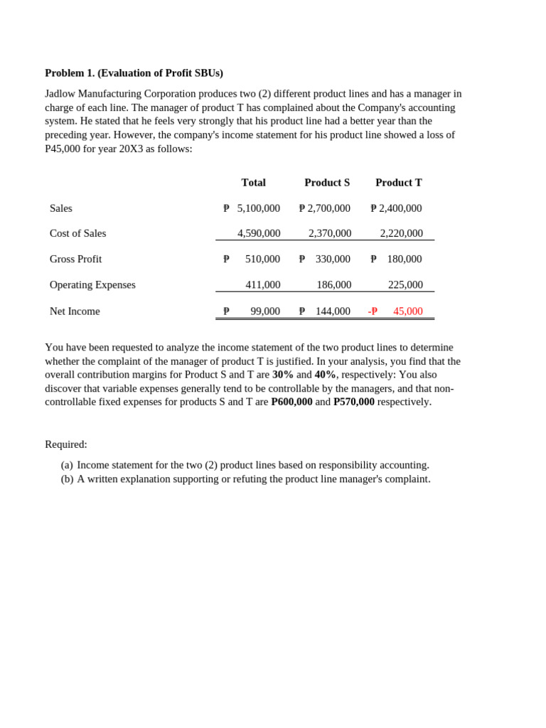Sample Exercise For Accounting 2 Part 4 | PDF | Income Statement ...