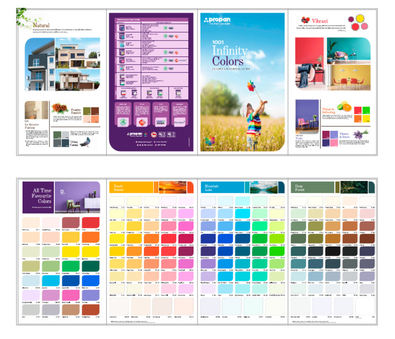 PROPAN Color Card Cat Tembok Infinity - Edisi 2022 | PDF