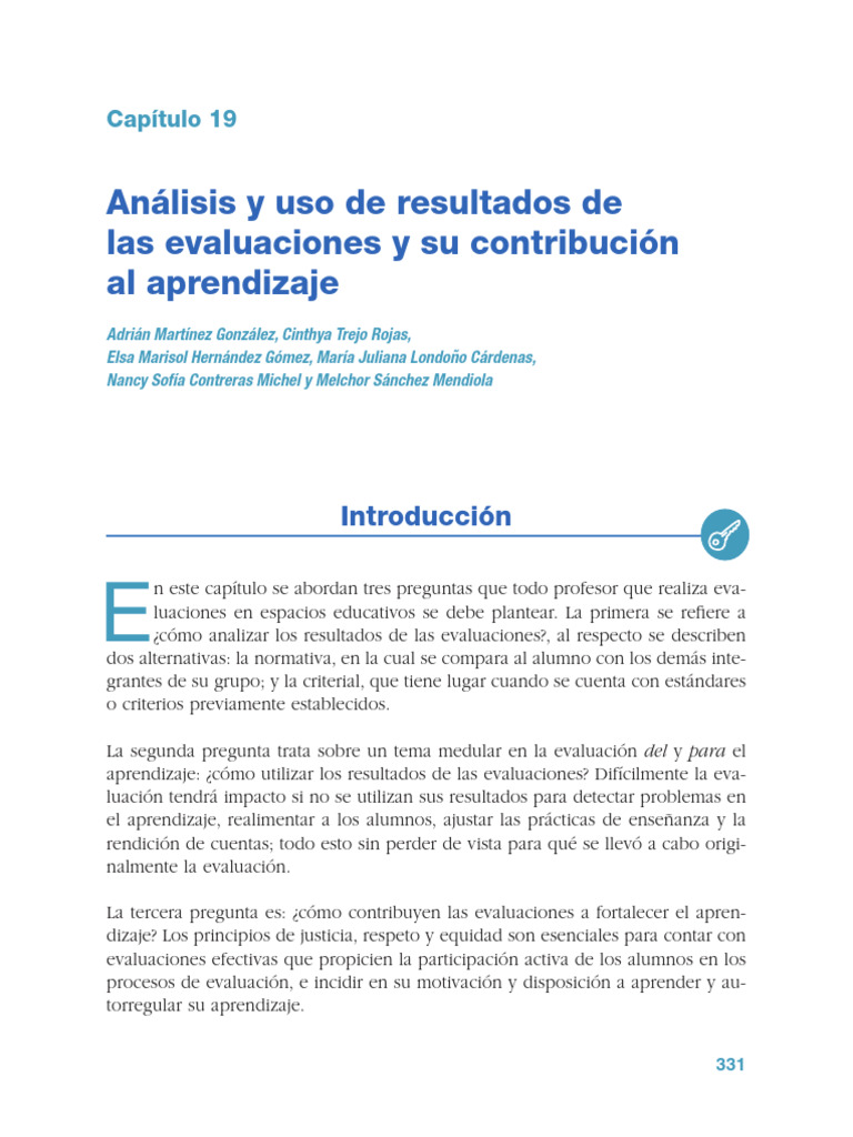 Evaluacion Del y para El Aprendizaje-332-339 | PDF | Evaluación ...