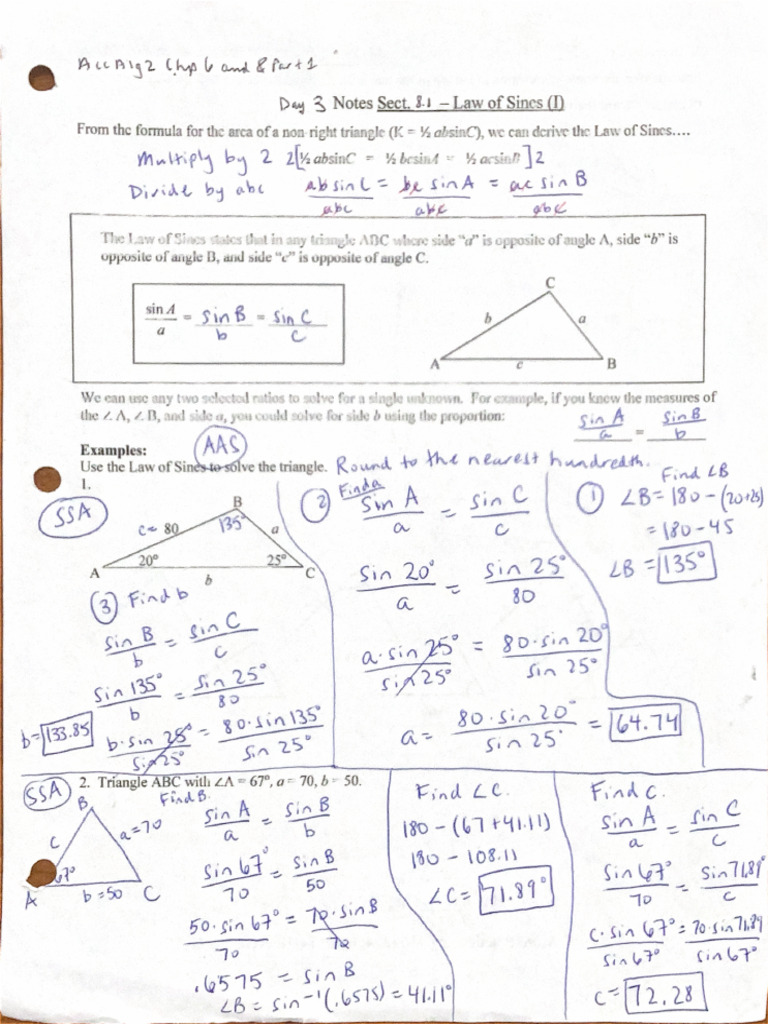 Day 3 Notes Sect. 8.1 Part 1 Filled in | PDF