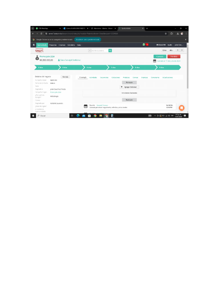 CRM Sara | PDF