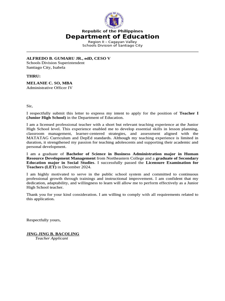Letter of Intent Ranking 2025 | PDF