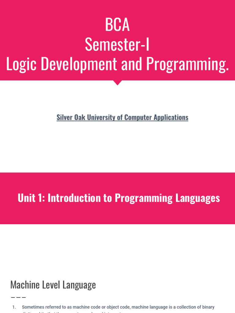 1 LDP UNIT-1 Material | PDF | Computer Data Storage | Assembly Language