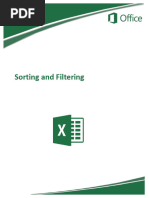 Excel Data Sorting Techniques | PDF | Microsoft Excel | Computing
