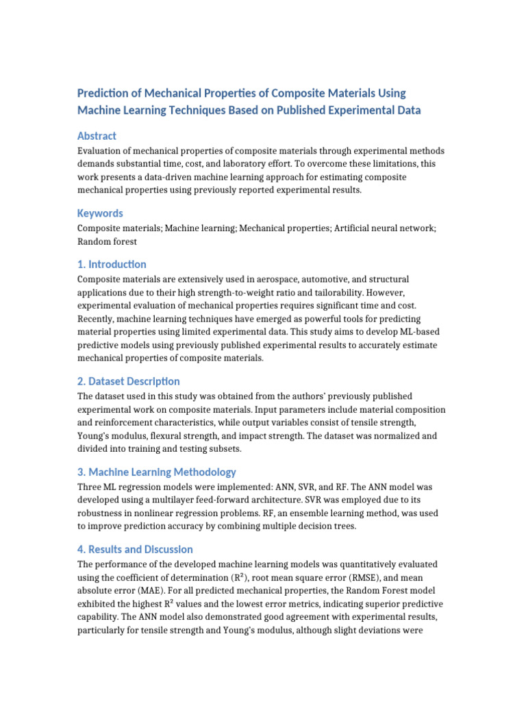 ML Composite Paper Polished | PDF | Machine Learning | Composite Material