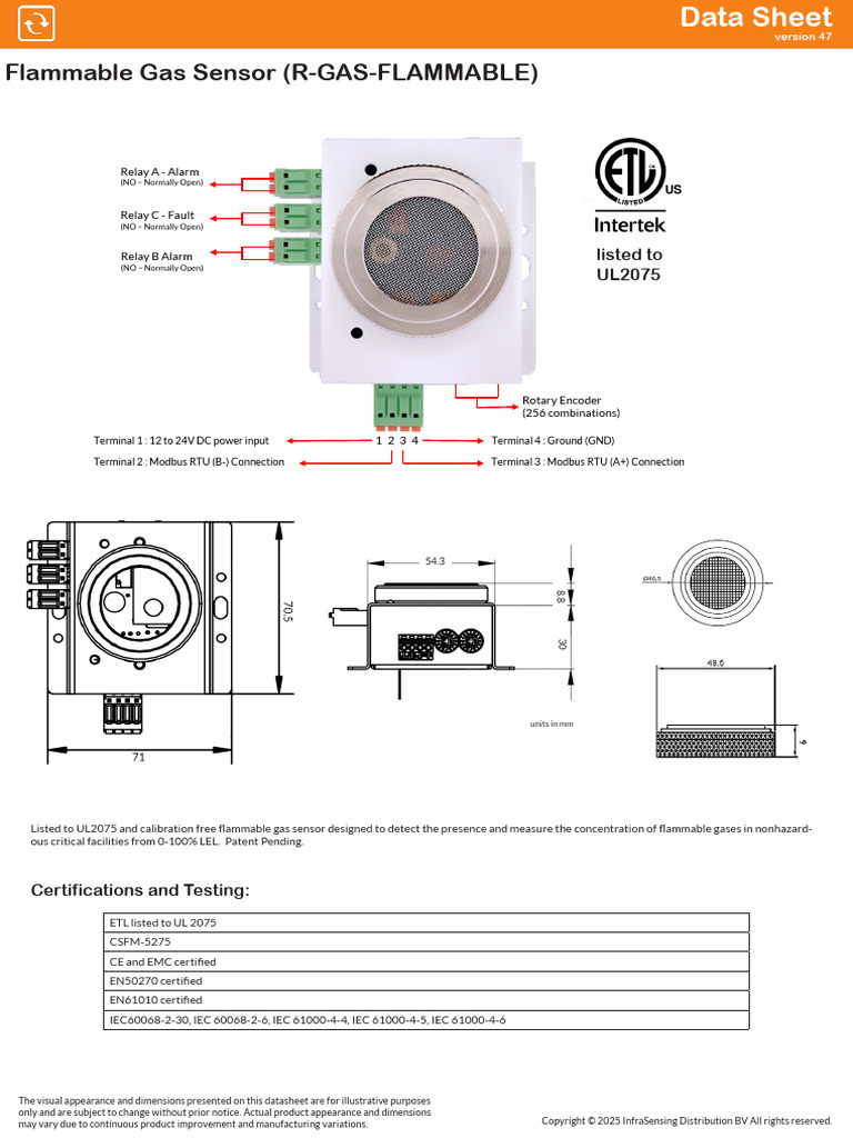 R-Gas-Flammable Ds Infrasensing v47 en | PDF | Equipment