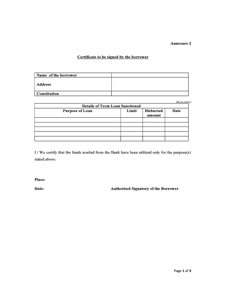 End Use Certificate | PDF