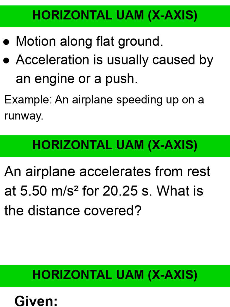 Horizontal UAM | PDF