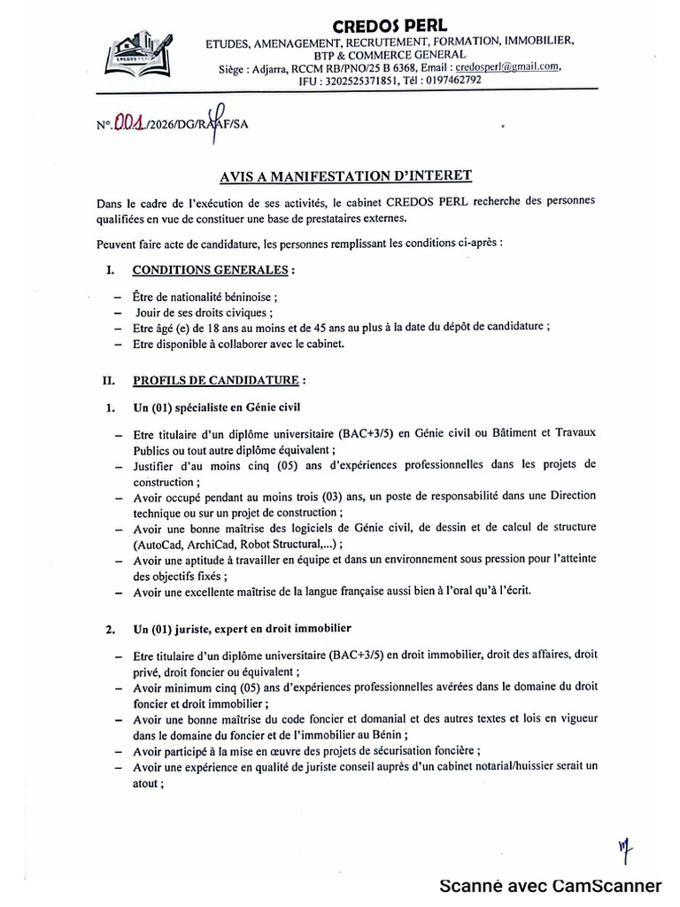 Ami 2026 - Credos Perl | PDF
