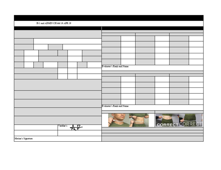 Height and Weight Worksheet | PDF | Waist | Anthropometry