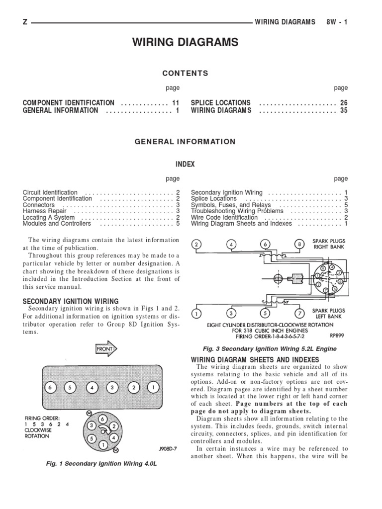 1987-1988 Jeep Wrangler YJ Electrical Service Manual - Wiring Diagrams & Schematics (Paper, Bishko) 13 thumbnail image
