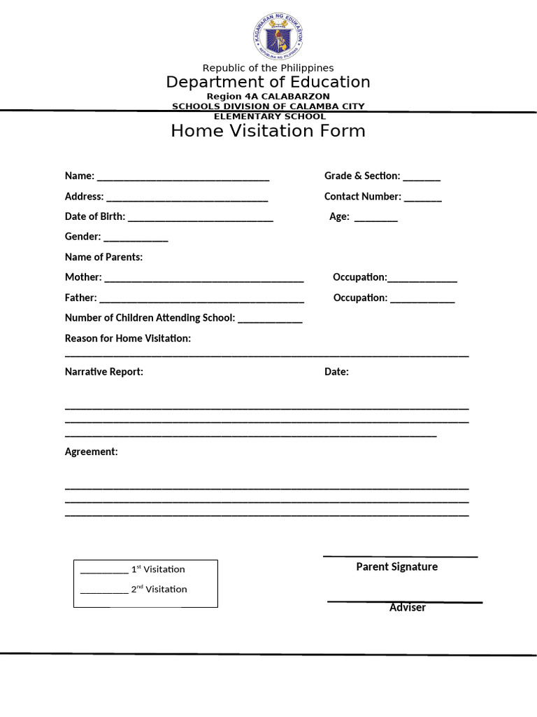 Home Visitation | PDF